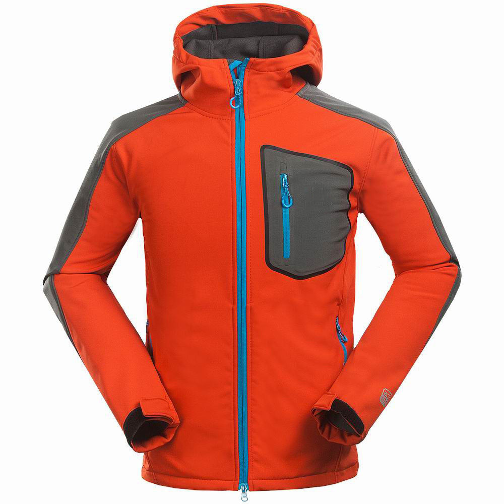 Men’s Outdoor Mountaineering Softshell Jacket for Leisure and Sports Wear