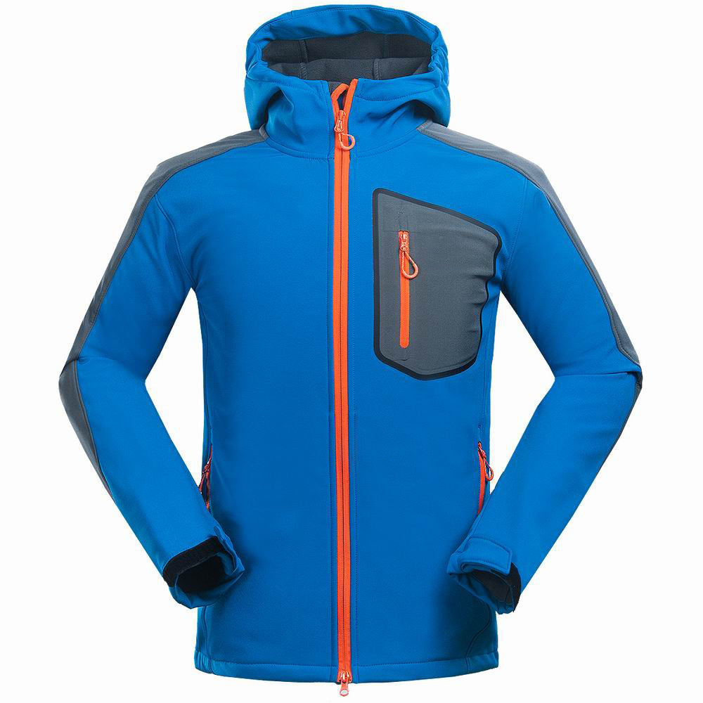 Men’s Outdoor Mountaineering Softshell Jacket for Leisure and Sports Wear