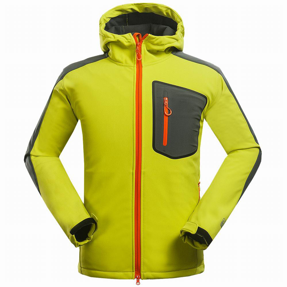 Men’s Outdoor Mountaineering Softshell Jacket for Leisure and Sports Wear