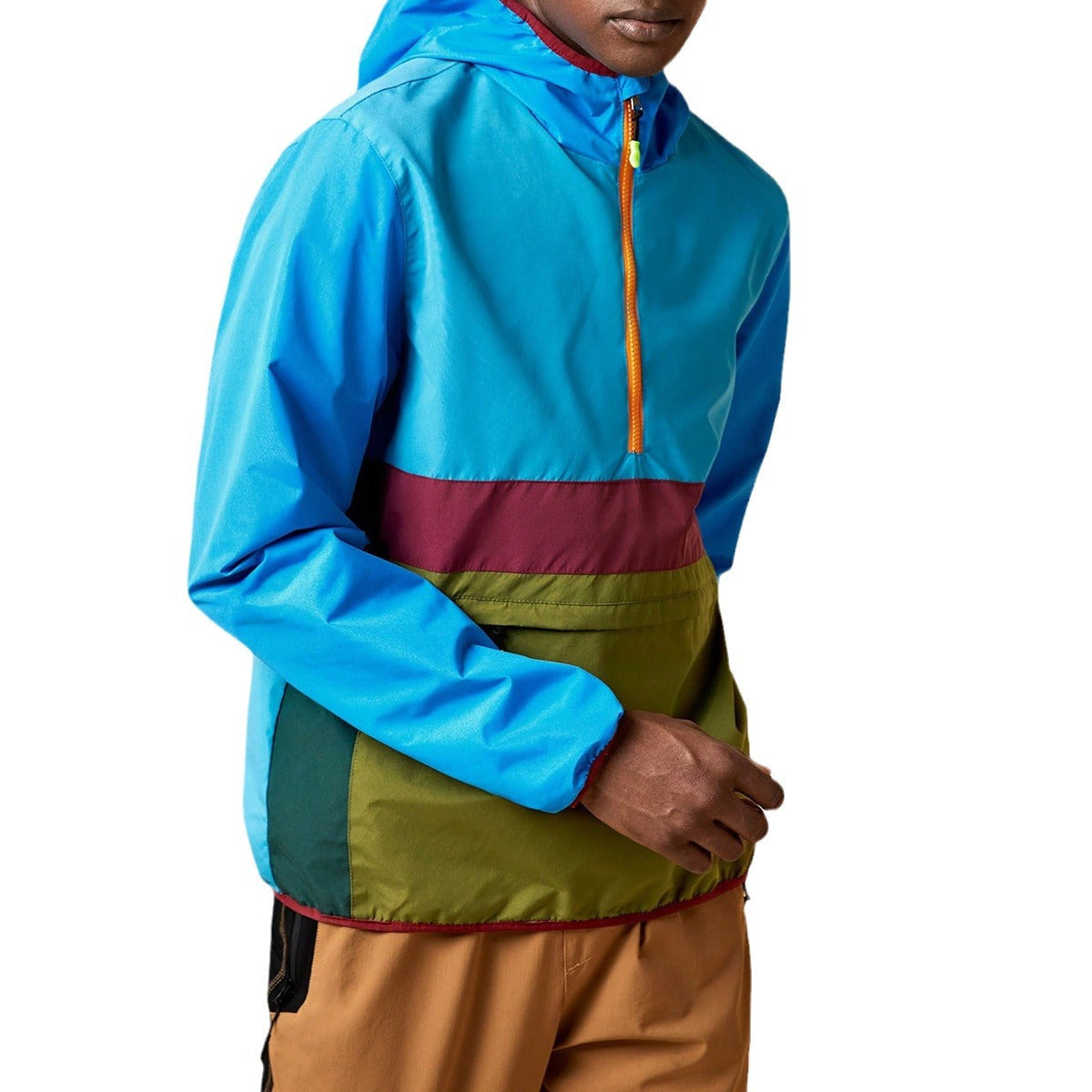 Men’s Casual Waterproof Windproof Outdoor Mountaineering Jacket Loose Fit