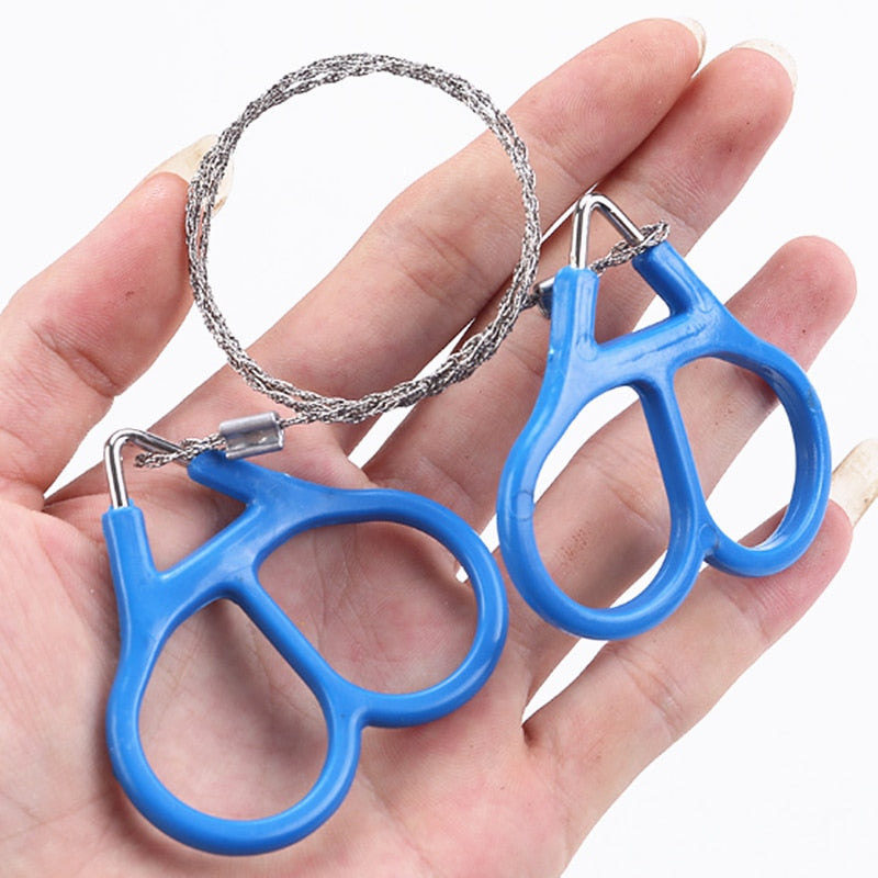 Portable Hand Chain Saw Outdoor Survival Steel Wire Camping Tool