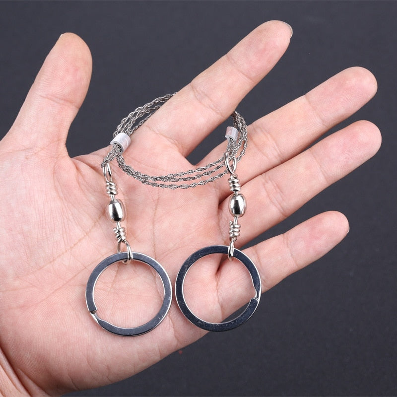 Portable Hand Chain Saw Outdoor Survival Steel Wire Camping Tool