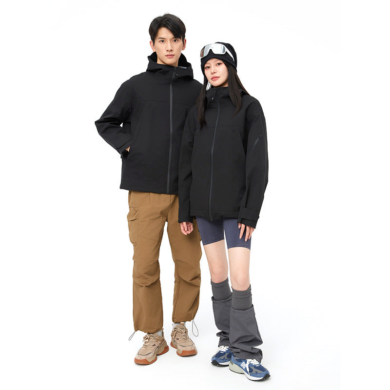 Men’s Mountain Hard Shell Jacket Windproof Waterproof Breathable Outdoor Wear