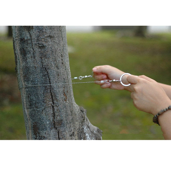Portable Hand Chain Saw Outdoor Survival Steel Wire Camping Tool