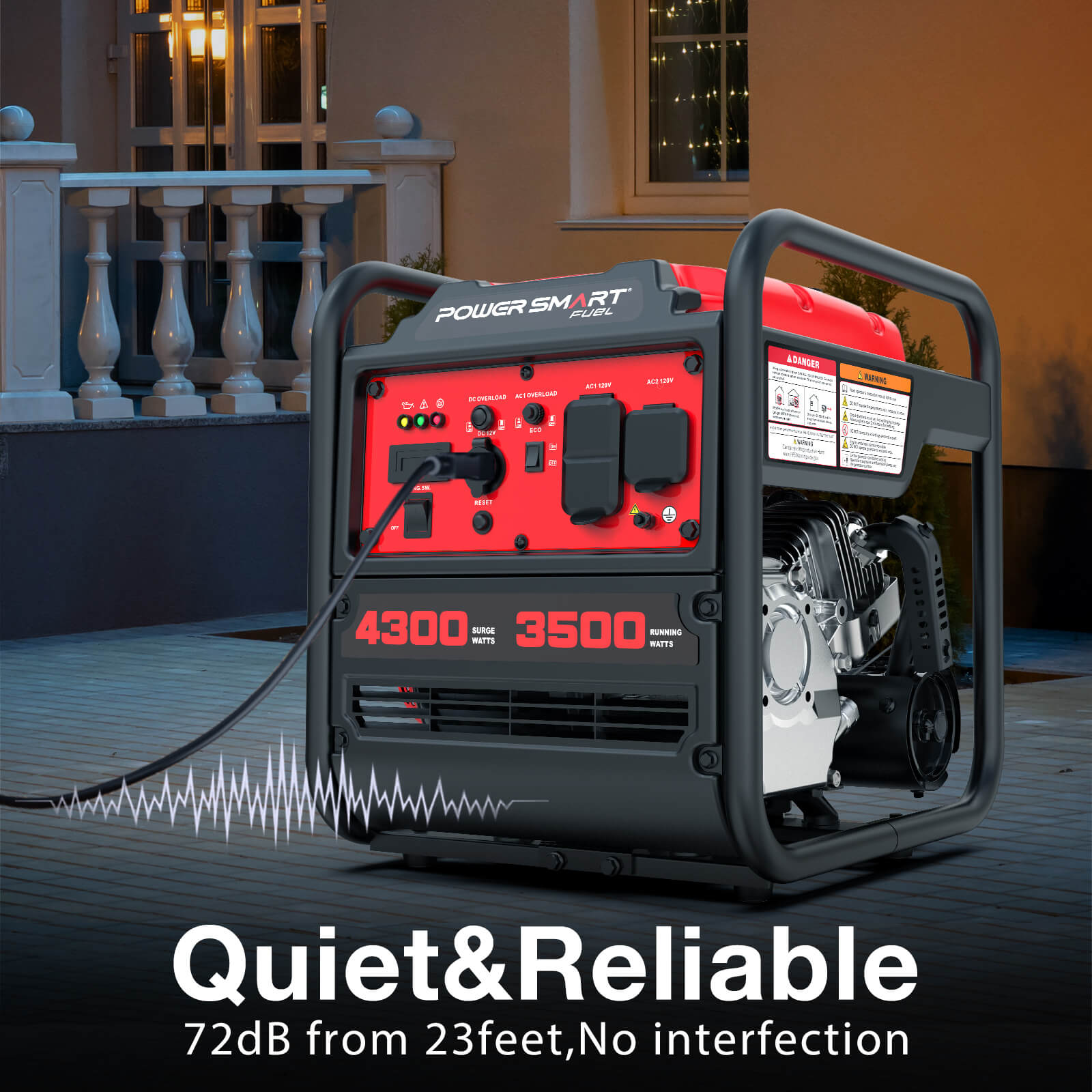 4300W Open Frame Gas Inverter Generator DB5041