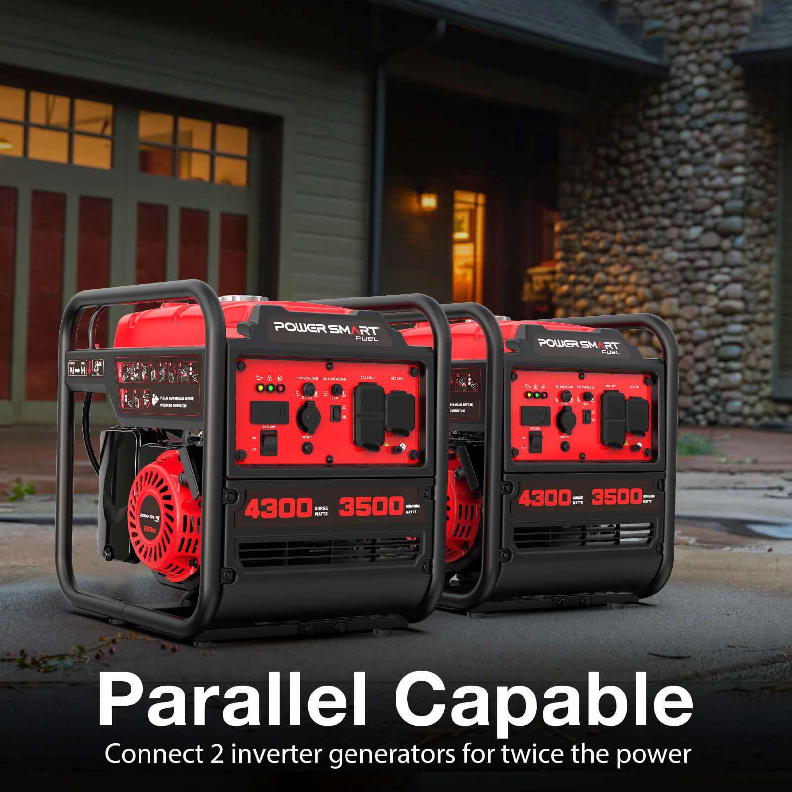 4300W Open Frame Gas Inverter Generator DB5041