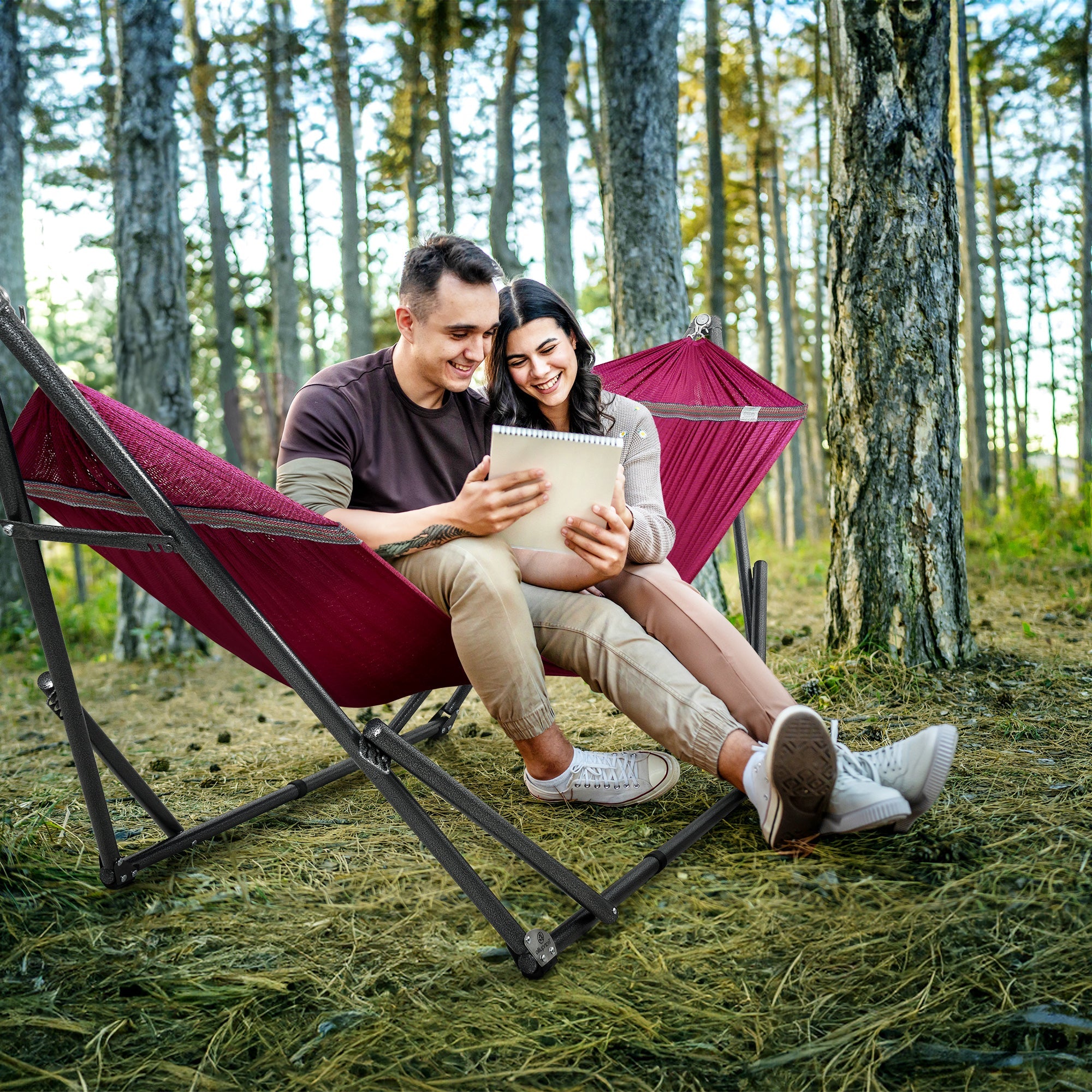 Universal Hammock with Stand Medium Size Relaxation Outdoor