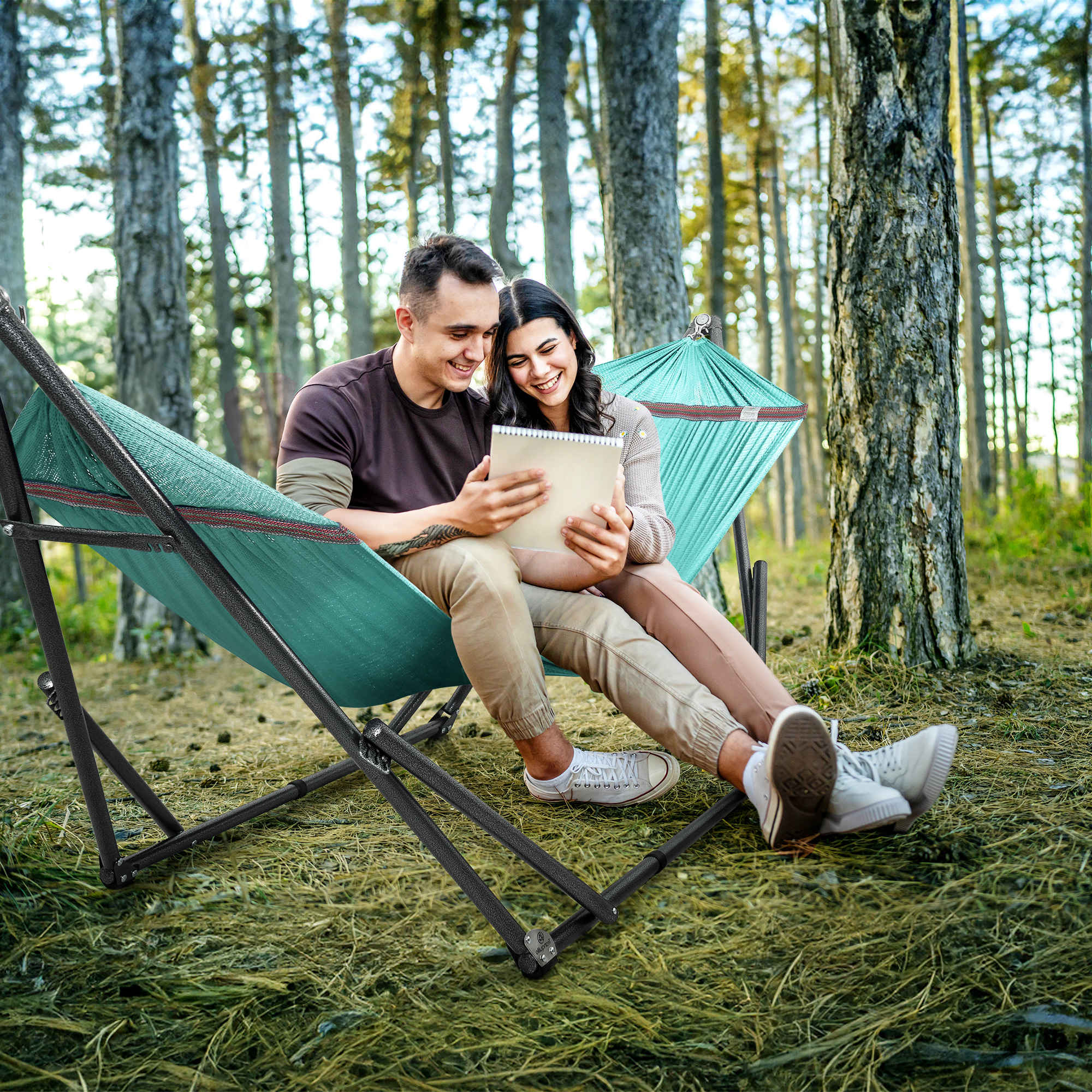 Universal Hammock with Stand Medium Size Relaxation Outdoor