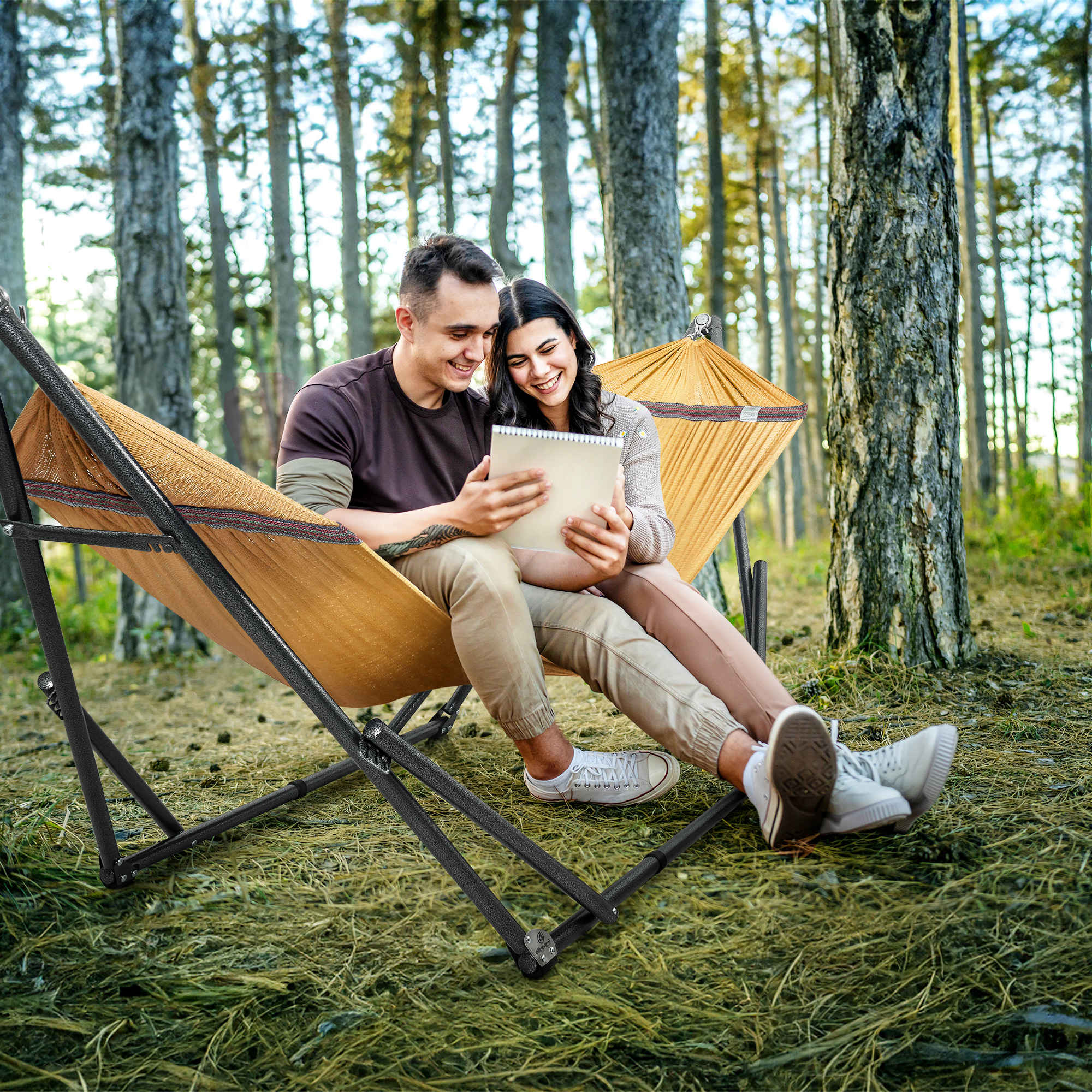 Universal Hammock with Stand Medium Size Relaxation Outdoor