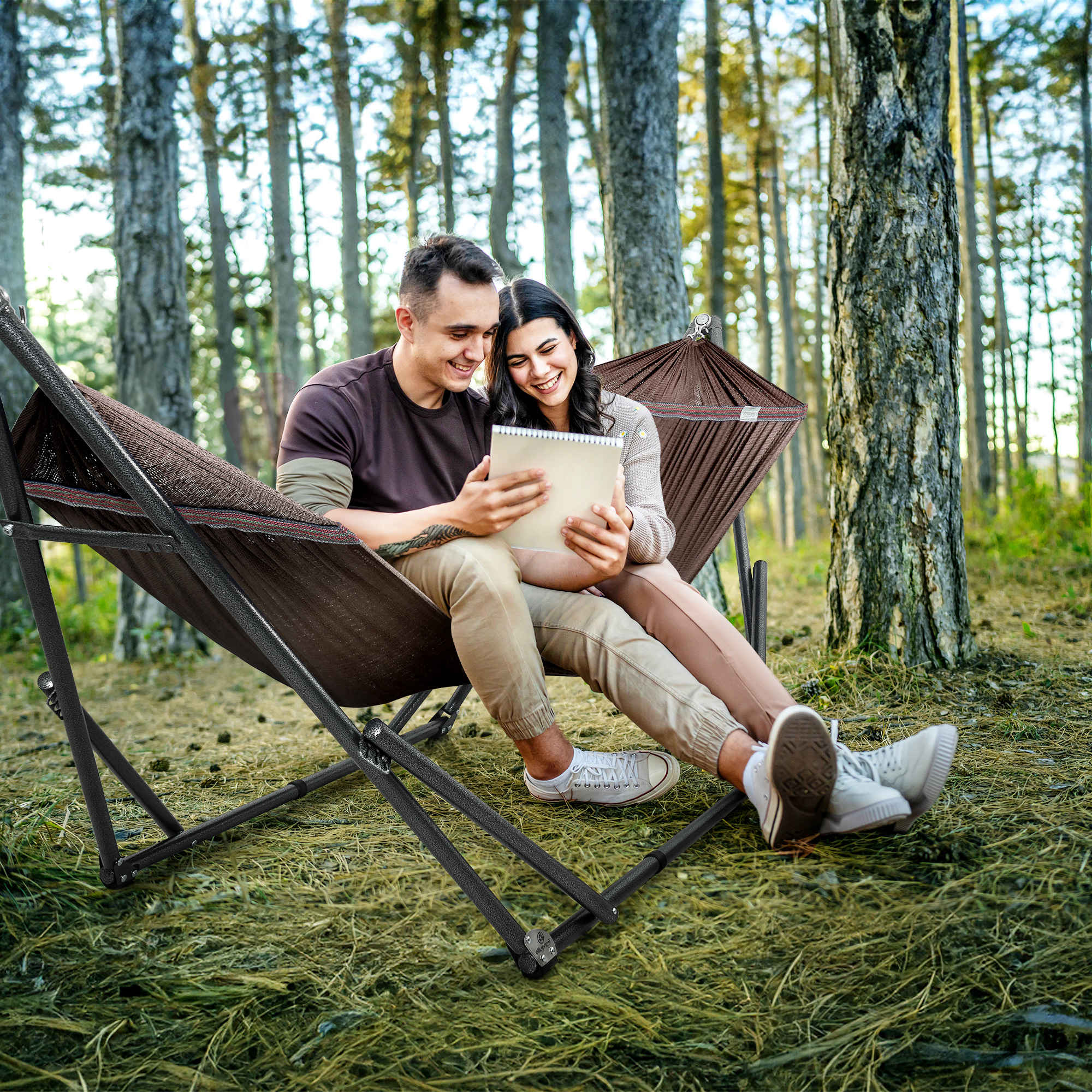 Universal Hammock with Stand Medium Size Relaxation Outdoor