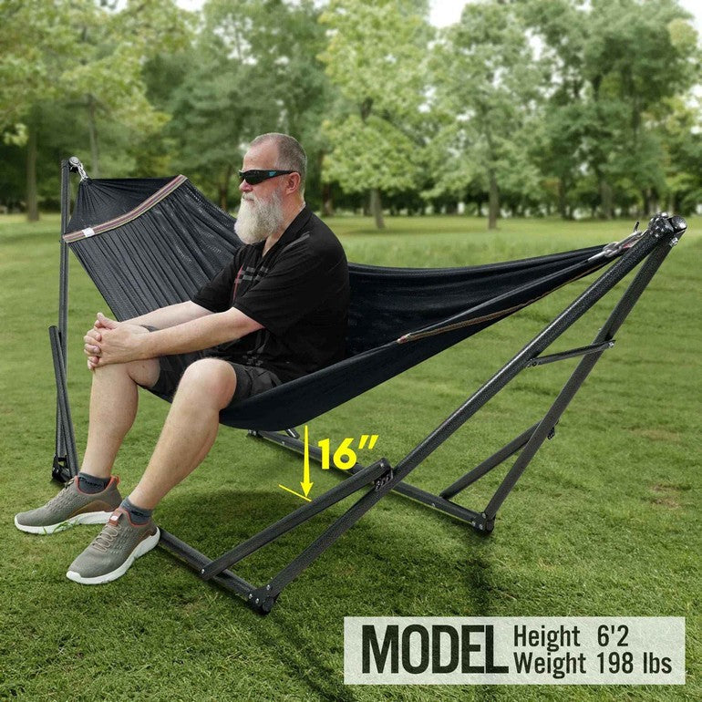 Universal Hammock with Stand Medium Size Relaxation Outdoor
