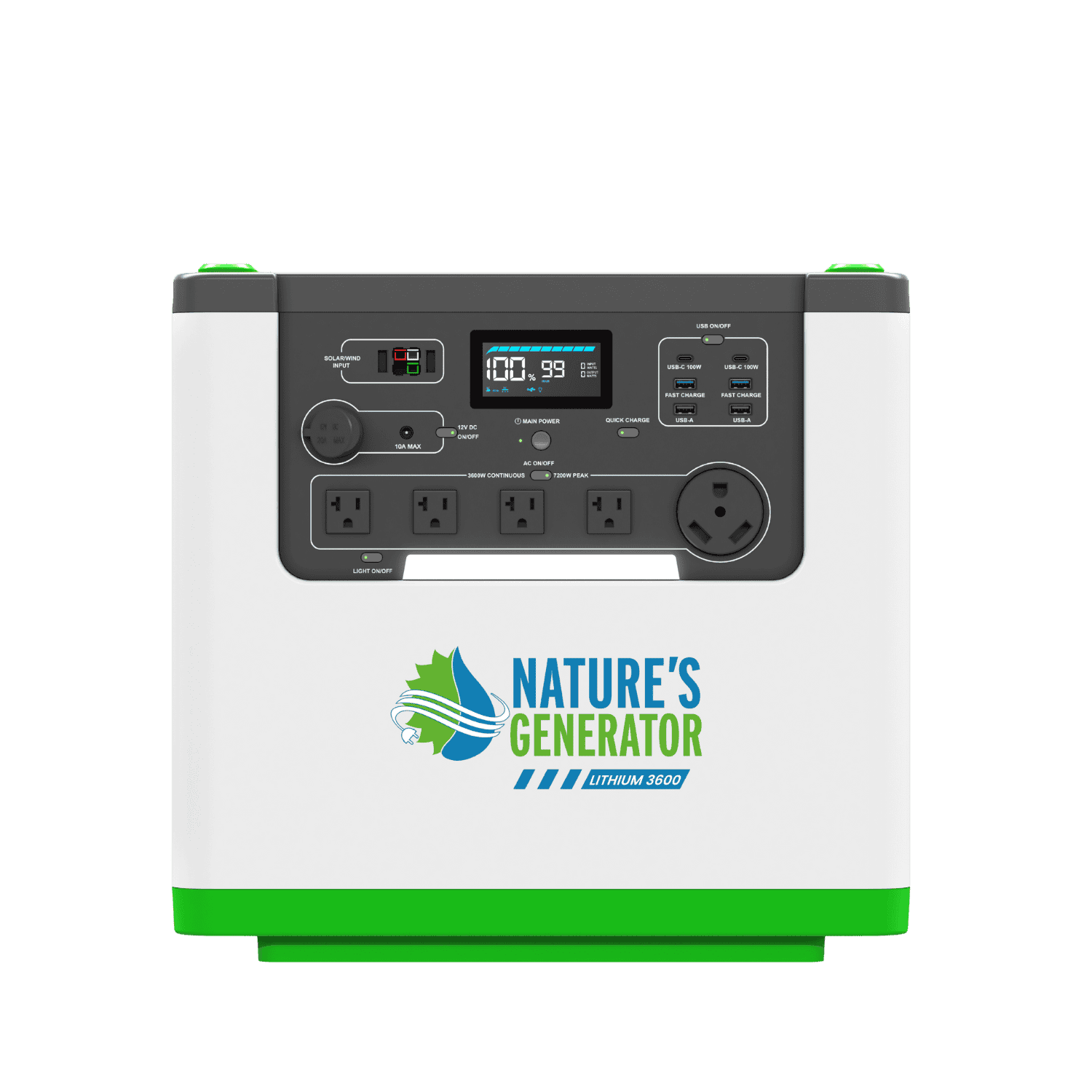 Nature's Generator Lithium 3600 Power Station