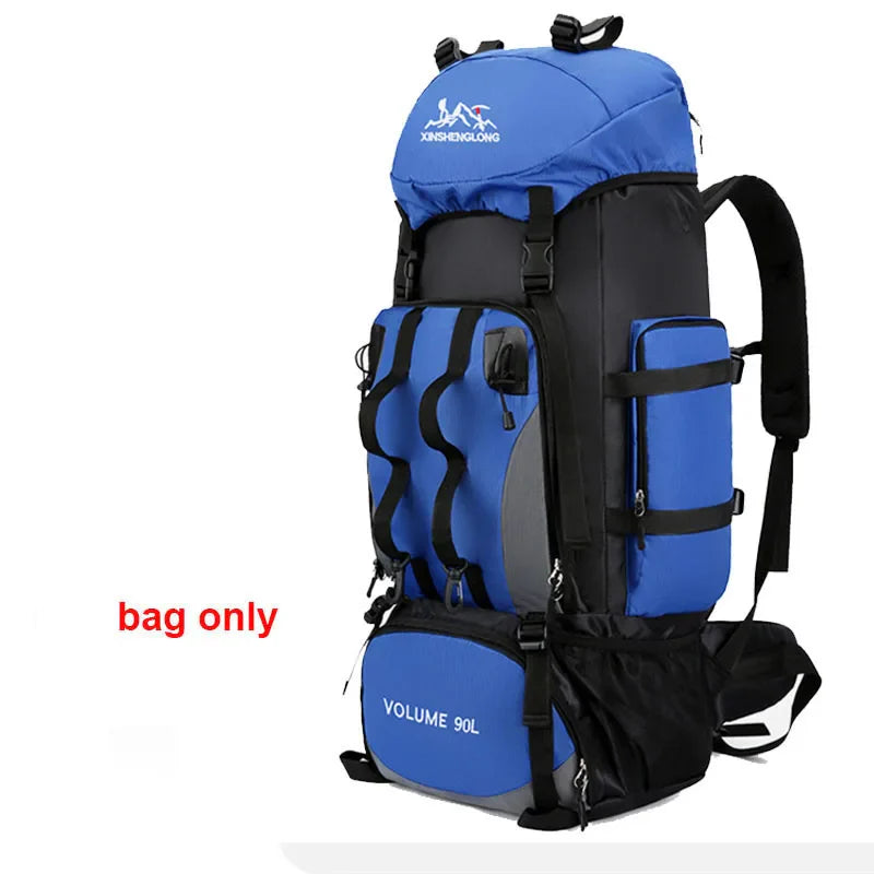 90L Lightweight Waterproof Hiking Backpack Large Capacity Outdoor Travel