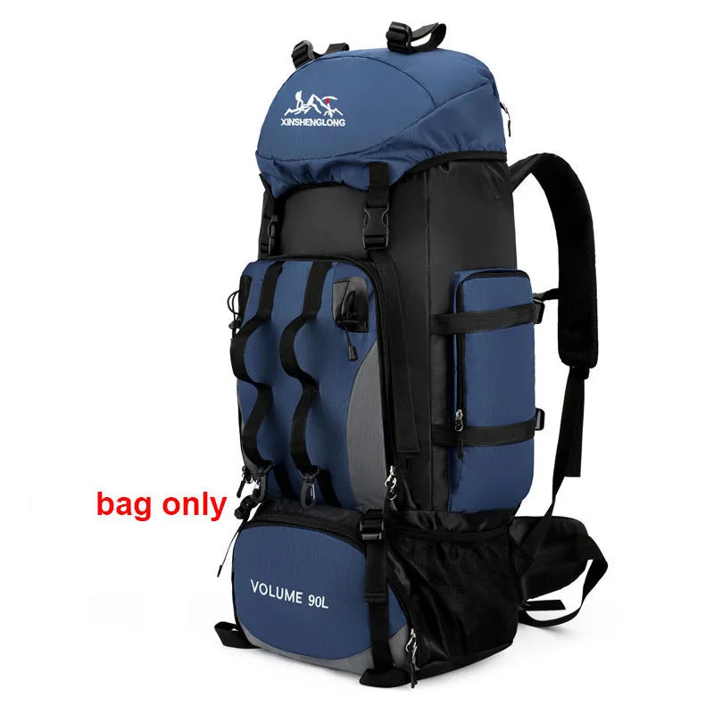 90L Lightweight Waterproof Hiking Backpack Large Capacity Outdoor Travel