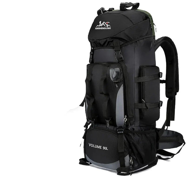 Men's 90L Camping Backpack Large Capacity for Travel & Hiking Gear