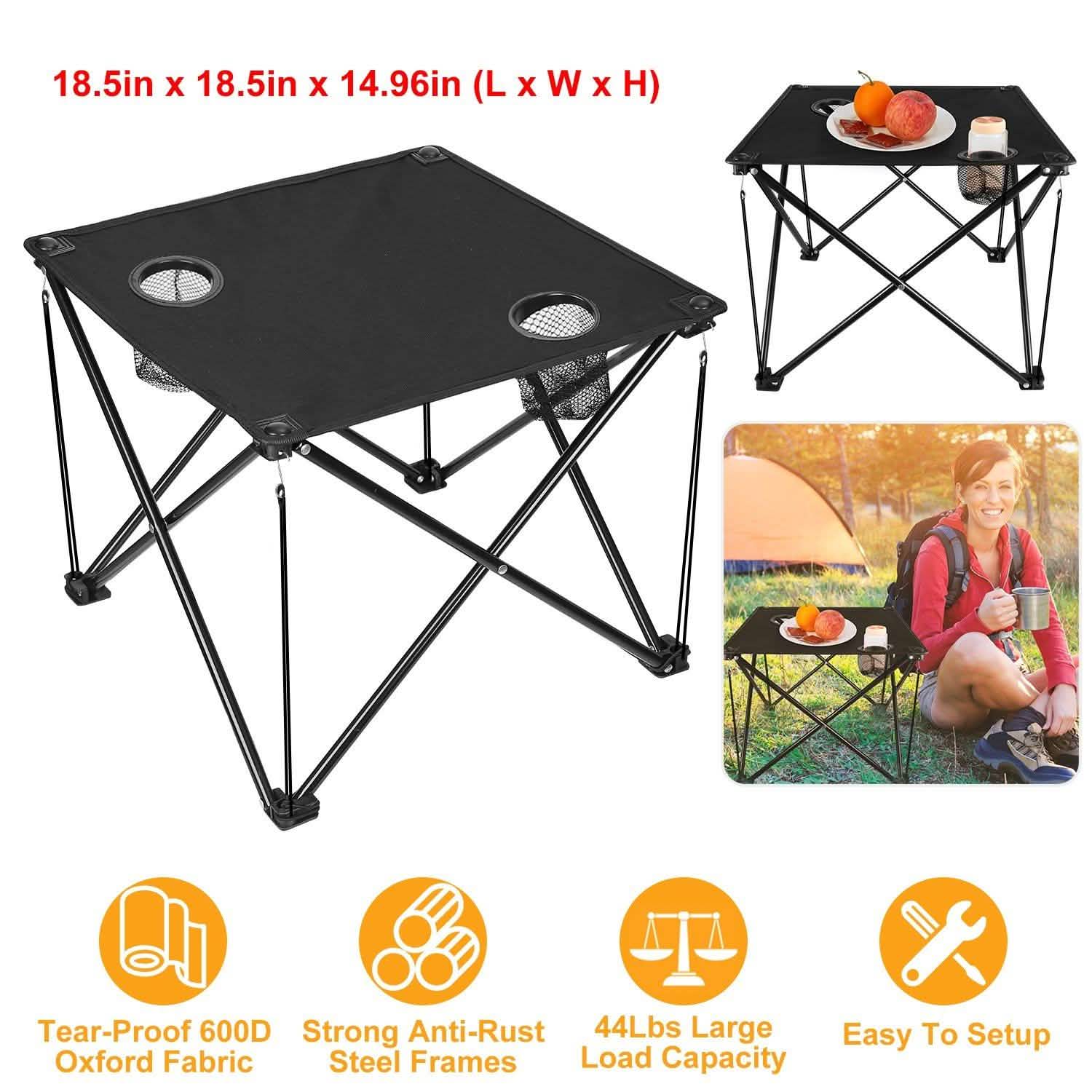 Foldable Camping Table Portable Travel Desk